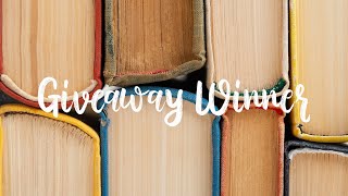 Book giveaway winner [upl. by Gamaliel943]