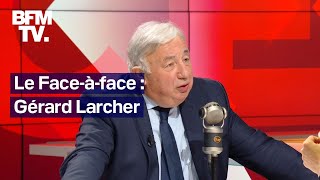 quotEmmanuel Macron nous a mis dans le pétrinquot linterview de Gérard Larcher en intégralité [upl. by Meggs250]