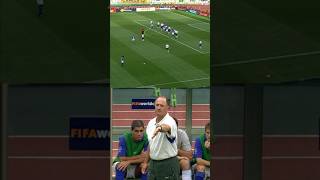 Scolari’s reaction to Ronaldinho’s free kick goal • England vs Brazil [upl. by Sielen593]