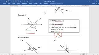 Lesson 3 Vertically Opposite angles Grade 8 Maths [upl. by Howlyn]