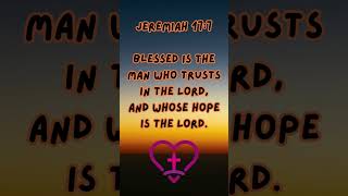 Blessed is the One Who Trusts in the Lord  Jeremiah 177 [upl. by Ainav574]