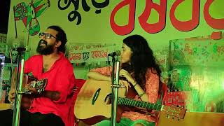 Shob chena rastai ghare fera jai na tmi ke Live concert Debdeep Mukherjee  Bengali Song [upl. by Gudrun]