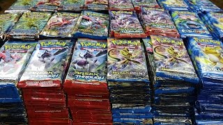 Opening 1000 Pokemon Booster Packs [upl. by Ilehs801]