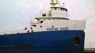 Maritime Trader enters Duluth Harbor [upl. by Serena441]