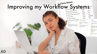 how to create a good study system for university  a week of improving my workflows 📚 [upl. by Jangro]