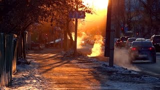 Tyumen in the Mist  Siberian Winter Moments [upl. by Aihsele425]