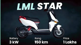 LML star electric scooter new launch 2025 [upl. by Letram570]