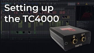 How To Setup The TC4000 SMPTE Timecode Reader in BEYOND Software [upl. by Ecydnac]