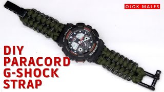 GSHOCK PARACORD STRAP quotUnsanctifiedquot WITH ADJUSTABLE SHACKLE [upl. by Shenan985]