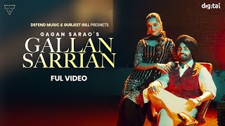 Gallan Sariyan  Gagan Sarao Ft Jasmeen Akhtar  Latest Punjabi Song 2024 [upl. by Kciredorb]