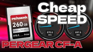 Cheap Speed Pergear CFexpress Type A Review [upl. by Elli]