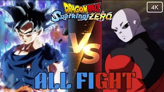 GOKU Ultra Instinct VS JIREN Fight Scene ALL FIGHT [upl. by Ahsian]