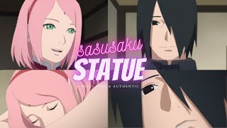 Sasuke x Sakura ft Sarada Uchiha AMV  sasusaku  Statue [upl. by Horatius]