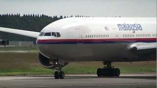 Malaysia Airlines Boeing 777200ER 9MMRJ Takeoff from NRT 16L [upl. by Pryce]