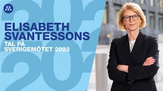 Elisabeth Svantessons tal på Sverigemötet 2023 [upl. by Akenahc]