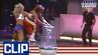 Practice Makes Perfect In Powerball  American Gladiators [upl. by Annaohj]