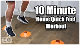 10 Minute Home Quick Feet Workout To Improve Your Foot Speed  Quick Feet Training At Home [upl. by Weslee426]