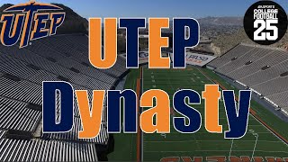 UTEP is BACK  College Football 25 UTEP Dynasty  Intro [upl. by Helmer]