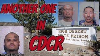 CDCR this time High Desert State Prison witnessed a tragedy [upl. by Annaeoj]