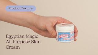 Egyptian Magic All Purpose Skin Cream Texture  Care to Beauty [upl. by Trubow]