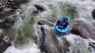 quotCherry Creekquot Upper Tuolumne Class 5 Whitewater with Drone’s eye view [upl. by Shamus]