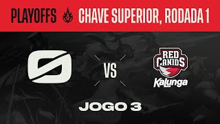 CBLOL 2024 1ª Etapa  Playoffs  RED Kalunga x LOS Jogo 3 [upl. by Astri]