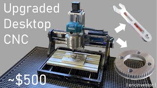 Upgraded Desktop CNC 3018 cuts Aluminum FAST [upl. by Alston627]