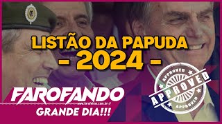 LISTÃO DA PAPUDA 2024 FAROFANDO [upl. by Nawj224]