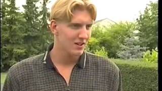 Dirk Nowitzki in 1998 [upl. by Atteirneh596]