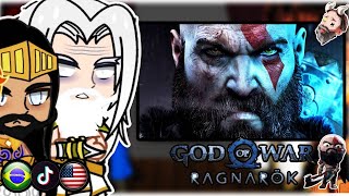 Greek and Norse gods reacting to Futuro kratos  God of War  Ragnarok  GACHA [upl. by Phelan998]