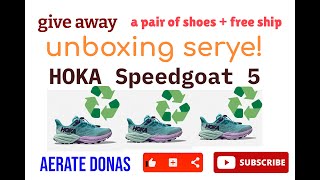 Hoka Speedgoat 5 Ocean MistLilac Mist [upl. by Irodim]