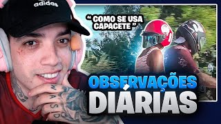 Reagindo a OBSERVAÇÕES DIÁRIAS EP 195 [upl. by Doralia]