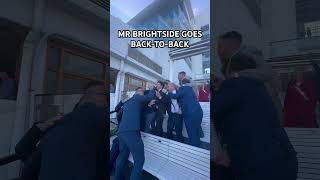 Mr Brightside’s owners GO OFF 🎉 shorts horse horseracing spring [upl. by Dorsy308]