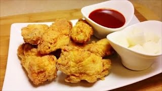 Crunchy Korean Fried Chicken  Gochujang Sauce Recipe [upl. by Amado239]