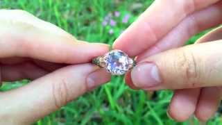 LeVian 2 ct Cotton Candy Amethyst 12 ct Chocolate and Vanilla Diamonds 14K Rose Gold Ring [upl. by Irmo]