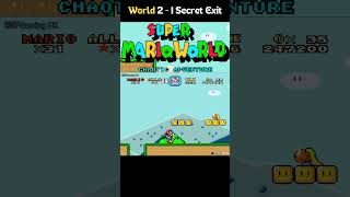 SMW Chaotic Adventure World 2  1 Secret Exit HD shorts [upl. by Merv502]