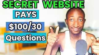 Make US250 in 3Hours Answering Questions On This Secret Website [upl. by Atika]