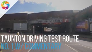 Taunton Driving Test Route No 1 W Commentary [upl. by Moyna]