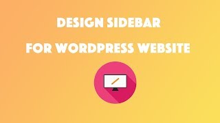 how to design website sidebar in WordPress Using Elementor Pro [upl. by Lowney]