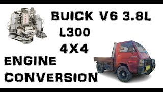 1985 4x4 L 300 V6 38L COMMODORE ENGINE CONVERSION  Part 1 [upl. by Desai11]