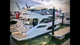 2022 Sunseeker Manhattan 55 Flybridge Motor Yacht Brand New Full WalkThru Tour under offer [upl. by Kado]