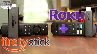 Amazon Fire TV Stick vs Roku Streaming Stick  Voice Remote TV Controls HD Streaming [upl. by Acsehcnarf]