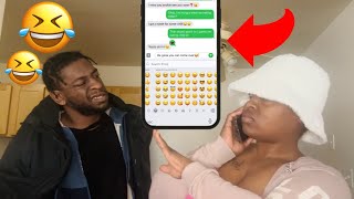 TEXTING MY BOYFRIEND “HE LEFT COME OVER” PRANK GONE WRONG [upl. by Lesirg]