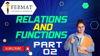 INTRODUCTION TO RELATIONS AND FUNCTIONS Part 2 [upl. by Norvin]