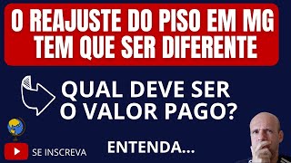 REAJUSTE DO PISO DA EDUCAÇÃO EM 2024 PARA MINAS GERAIS TEM QUE SER DIFERENTE  ENTENDA [upl. by Eniledgam]