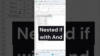 🔥How to Use IF with AND Formula in Excel  ⚡Excel Made Easy Master IF  AND Functions excel [upl. by Pellikka866]