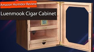 Luenmooks Cigar Cabinet Humidor on Amazon Is It Worth the Investment [upl. by Eihcir472]