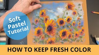 How to Keep Fresh Color  Beginner Friendly Soft Pastel Painting Tutorial [upl. by Ener336]