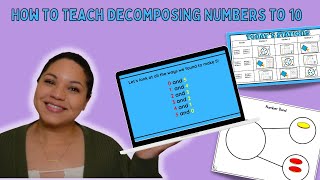 How to Teach Decomposing Numbers in Kindergarten [upl. by Charmain]