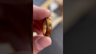 Before amp After How did we do jewelry handmadejewelry woodworking woodenjewelry [upl. by Bevus]